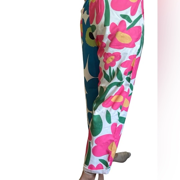 Super Cute Flower Pattern Pants Size M New With Tags - Picture 5 of 8
